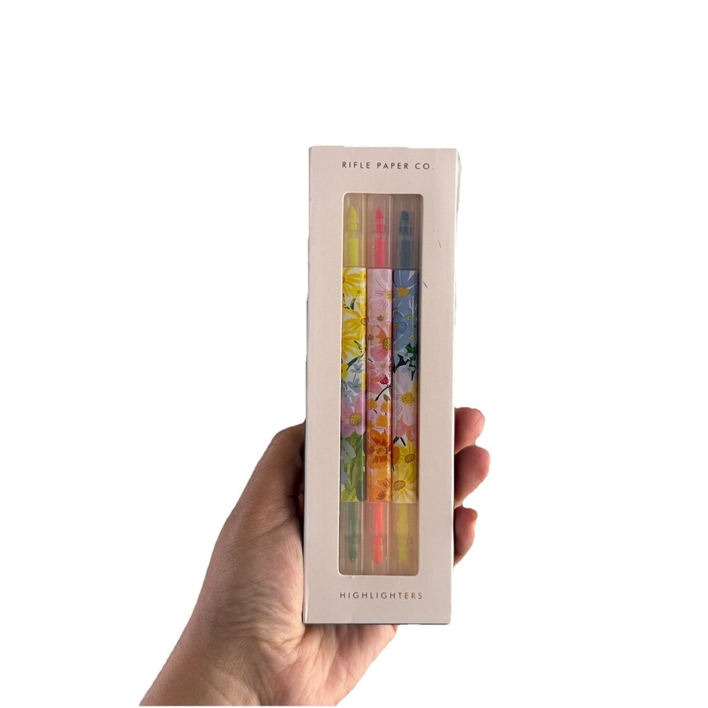 Rifle Paper Co. Double Sided Highlights - Set Of 3- New In Box